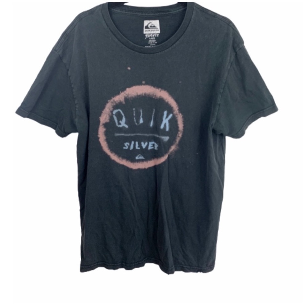 Men’s Quiksilver graphic logo scoop neck tee shirt